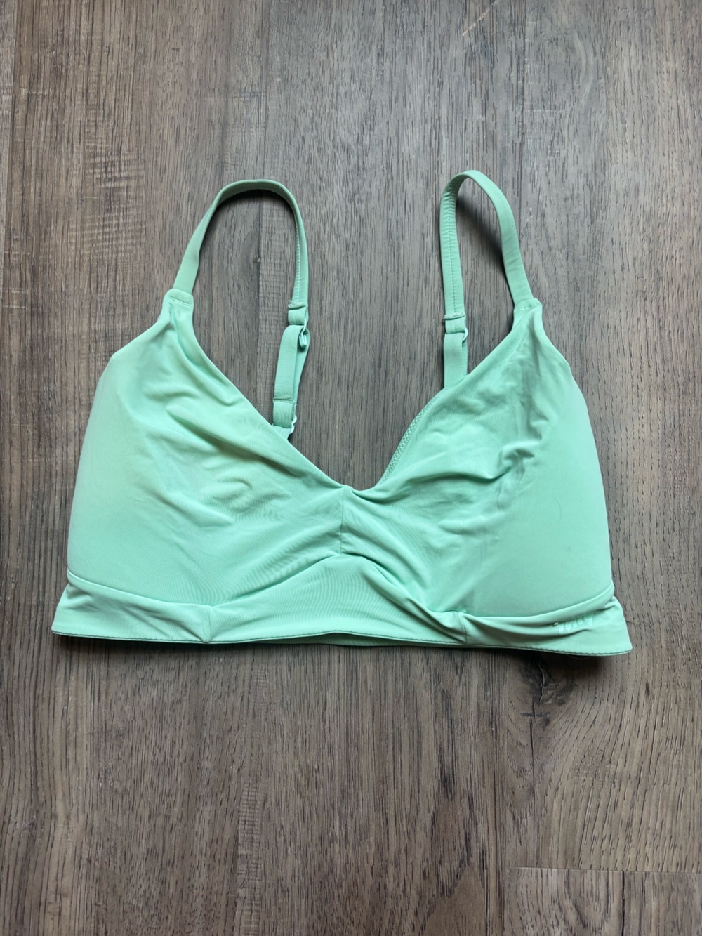 YITTY Mint Green Wireless Push up Bralette - Sports Bra